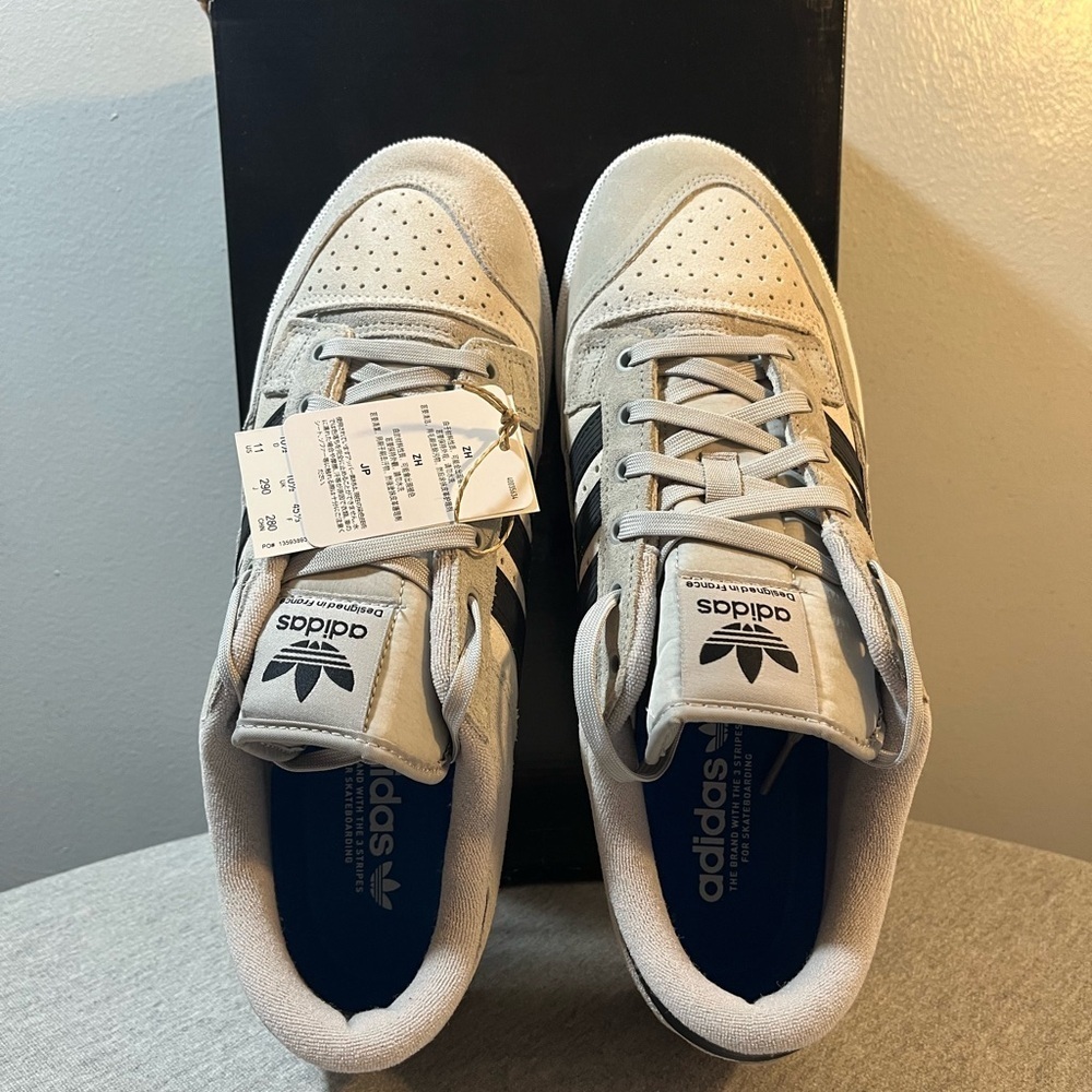 Adidas Centennial 85 Low ADV Grey Black Gum Sneaker Men's Shoe Size 11 - JQ5355‍ - Picture 8 of 11